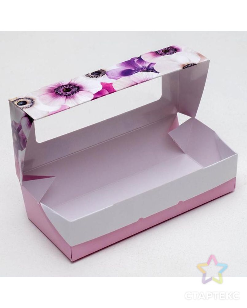 Коробка складная «Цветочное настроение», 17 × 7 × 4 см арт. СМЛ-100311-1-СМЛ0004747427 2