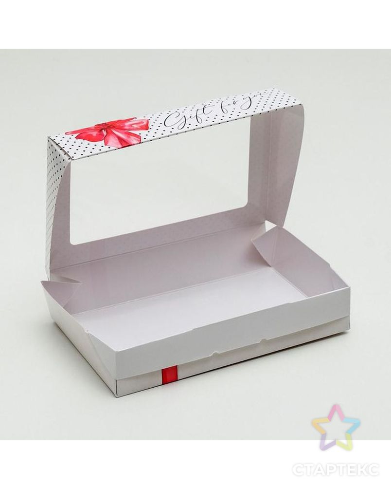 Коробка складная «Gift», 20 × 12 × 4 см арт. СМЛ-121602-1-СМЛ0004747437 2