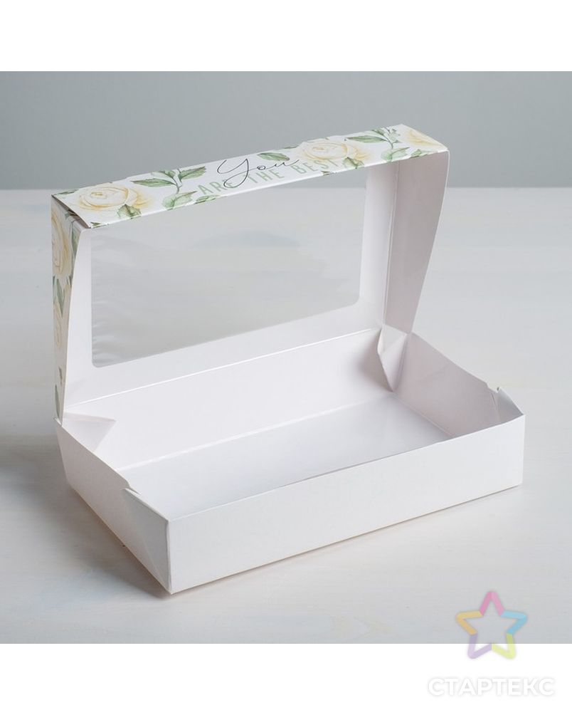 Коробка складная Flowers, 20 × 12 × 4 см арт. СМЛ-80758-1-СМЛ0004747440 2