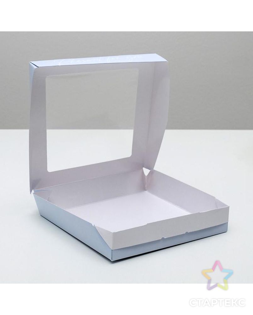 Коробка складная Present, 20 × 20 × 4 см арт. СМЛ-80759-1-СМЛ0004747446 2