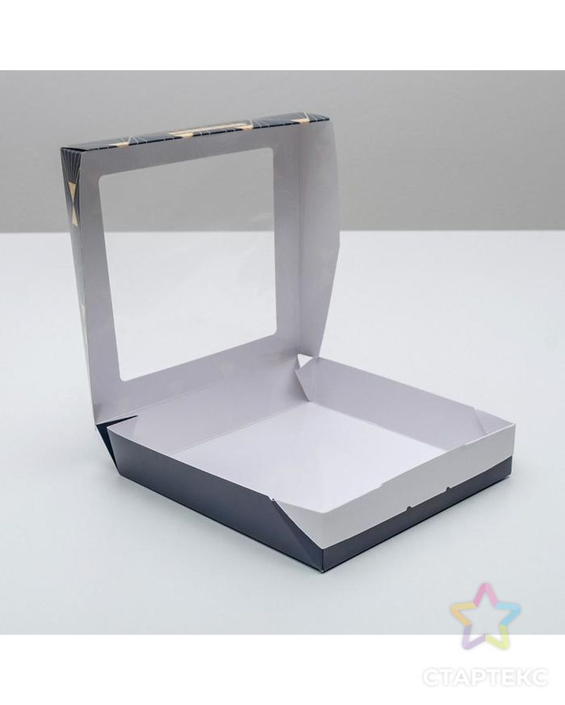 Коробка складная Present, 20 × 20 × 4 см арт. СМЛ-81894-1-СМЛ0004747448 2
