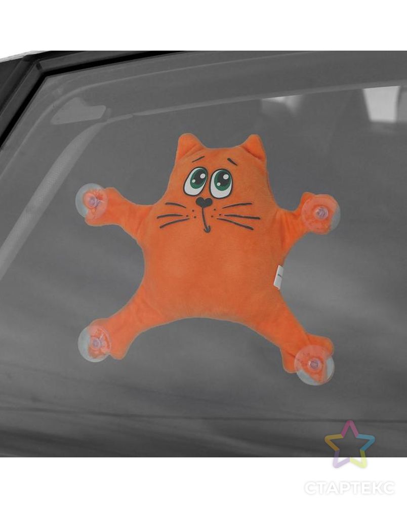Автоигрушка на присосках «Котик», цвета МИКС арт. СМЛ-86692-1-СМЛ0004753991 1