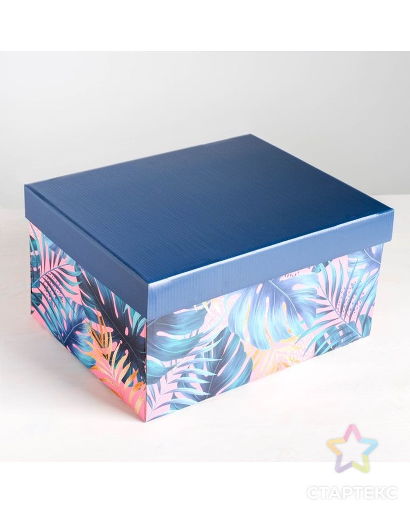 Коробка складная Tropical, 31,2 х 25,6 х 16,1 см арт. СМЛ-79166-1-СМЛ0004757484 1