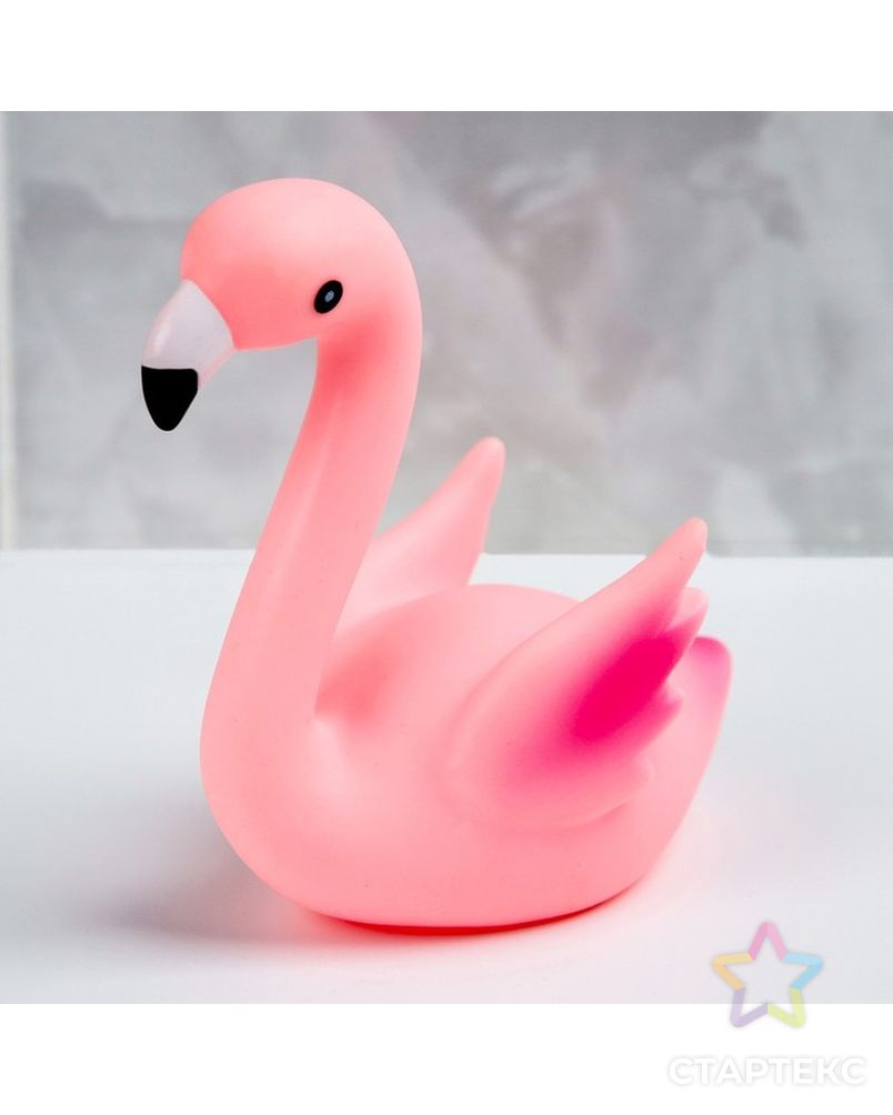 Игрушка для купания «Розовый фламинго», брызгалка арт. СМЛ-83732-1-СМЛ0004762251 1