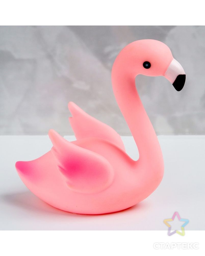 Игрушка для купания «Розовый фламинго», брызгалка арт. СМЛ-83732-1-СМЛ0004762251 2