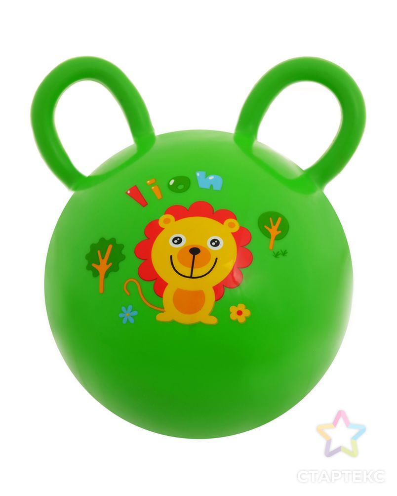 Мяч детский с ушками, d=15 см, 80 г, цвета МИКС арт. СМЛ-82694-1-СМЛ0004762264 1