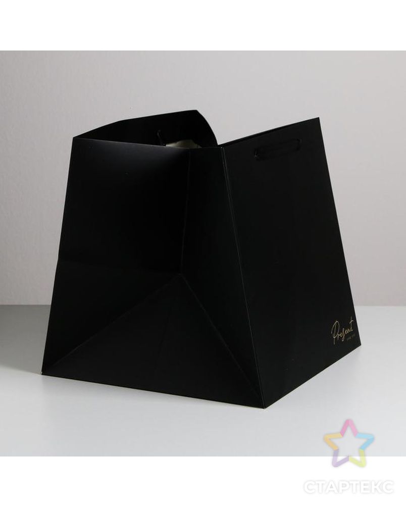 Квадратный пакет Present, 30 × 30 × 30 см арт. СМЛ-87537-1-СМЛ0004783305 2