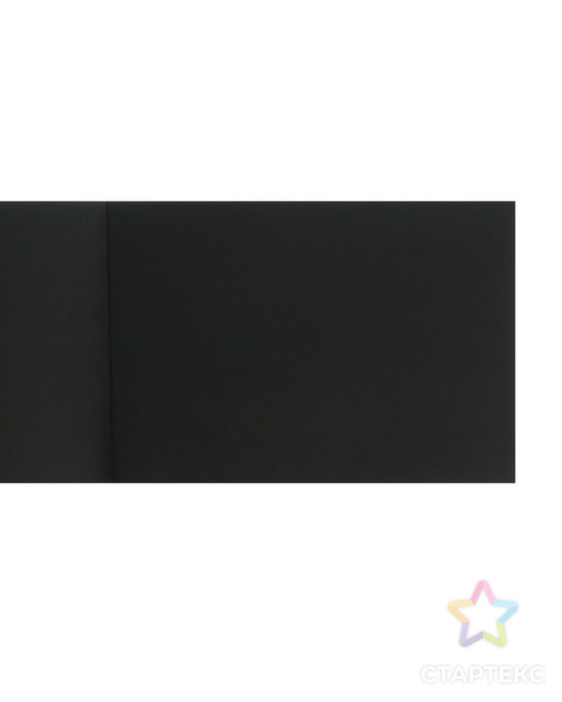 Блокнот для рисунков А5, ЗХК «Сонет», 32 листа, 150 г/м, чёрный, на склейке арт. СМЛ-205971-1-СМЛ0004789748 3