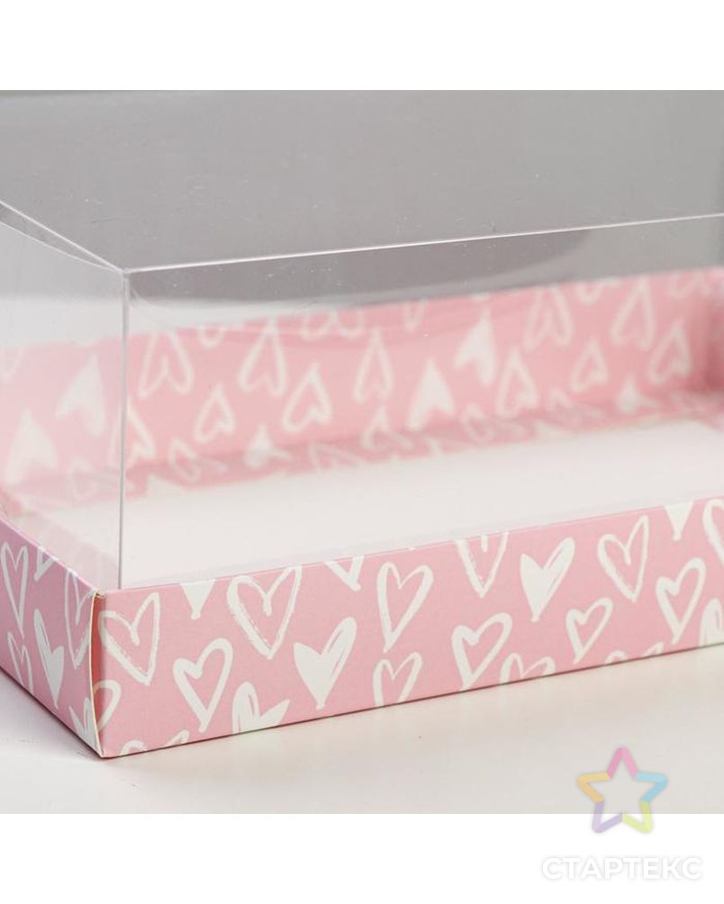 Коробка для десерта love, 22 х 8 х 13,5 см арт. СМЛ-86295-1-СМЛ0004807275 3