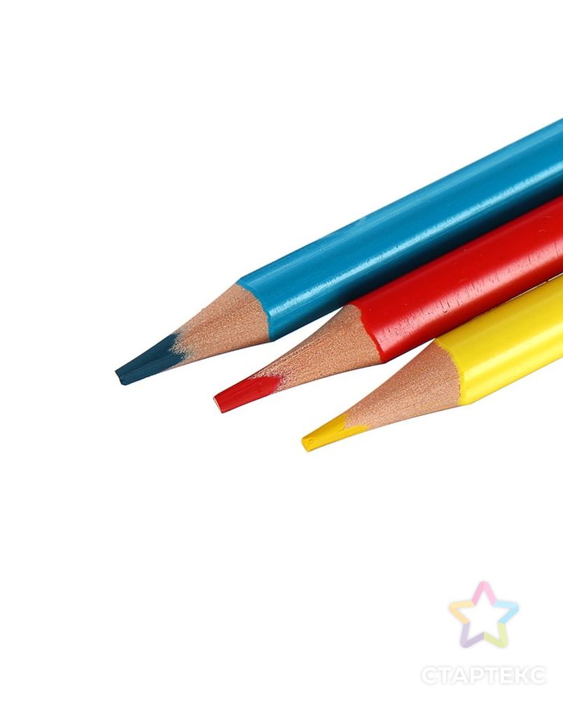 Карандаши цветные 36 цветов Funcolor пластиковые, в картонной тубе, микс из 4 видов арт. СМЛ-175702-1-СМЛ0004808844 5