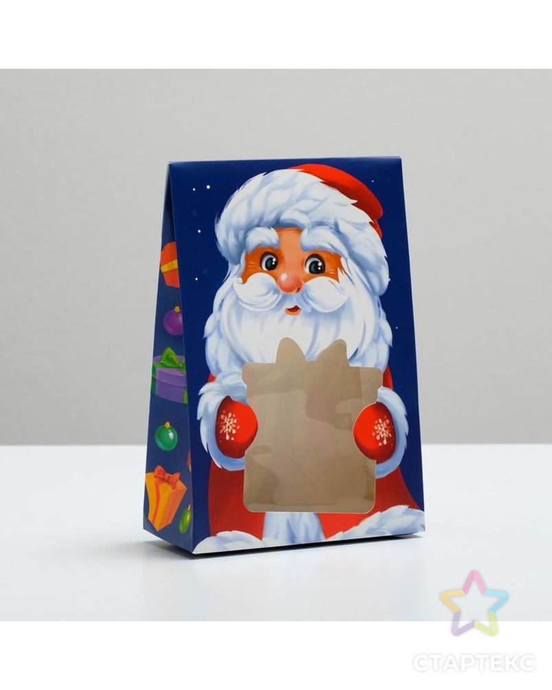Коробка складная «Дед Мороз!», 15 × 7 × 22 см арт. СМЛ-89616-1-СМЛ0004810366 1