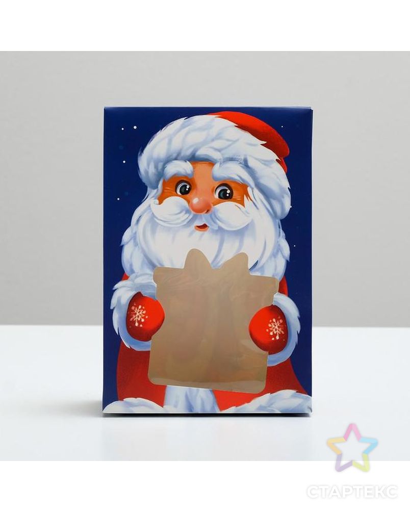 Коробка складная «Дед Мороз!», 15 × 7 × 22 см арт. СМЛ-89616-1-СМЛ0004810366 2