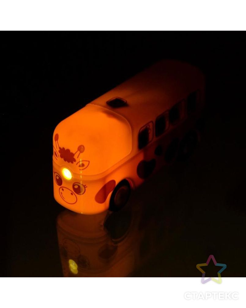 Музыкальный проектор «Весёлый жирафик» свет, звук, цвет жёлтый арт. СМЛ-88595-1-СМЛ0004815566 4