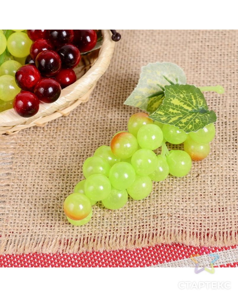 Виноград 22 ягоды 12 см глянец микс арт. СМЛ-204544-1-СМЛ0000482172 6