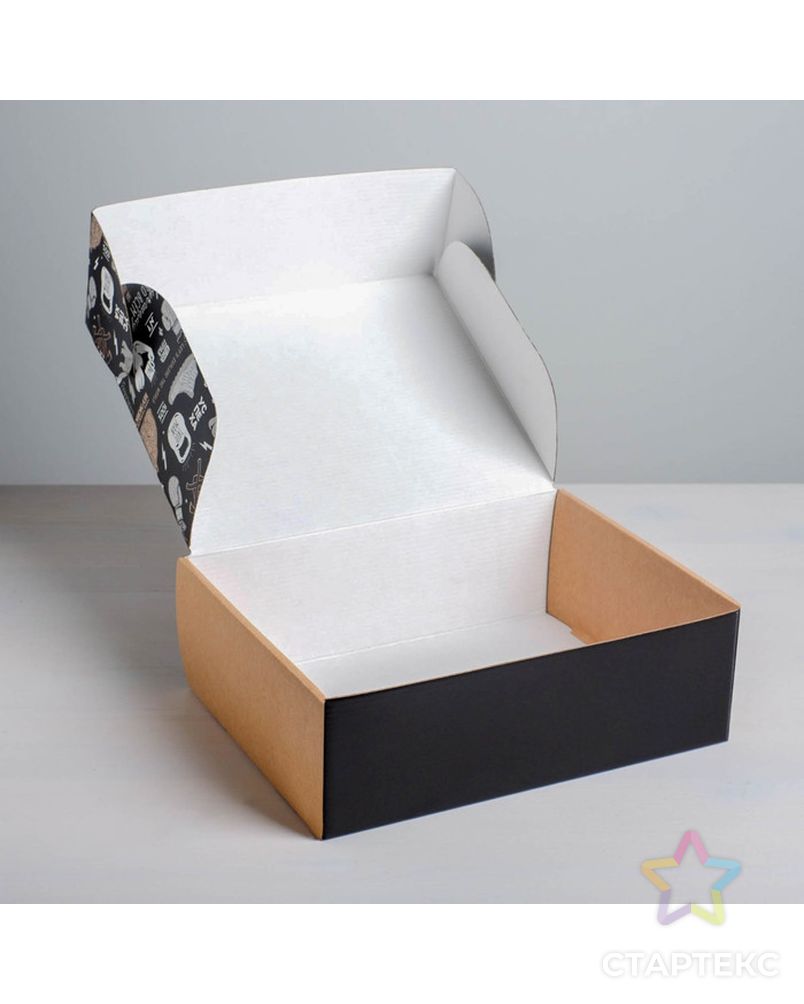 Складная коробка «Брутальность», 27 × 21 × 9 см арт. СМЛ-81609-1-СМЛ0004824056 2