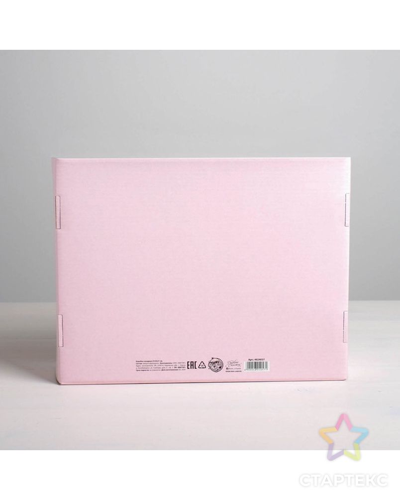 Складная коробка «Фламинго», 27 × 21 × 9 см арт. СМЛ-81610-1-СМЛ0004824057 4