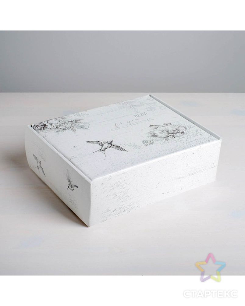 Складная коробка «Шебби», 27 × 21 × 9 см арт. СМЛ-81612-1-СМЛ0004824059 3
