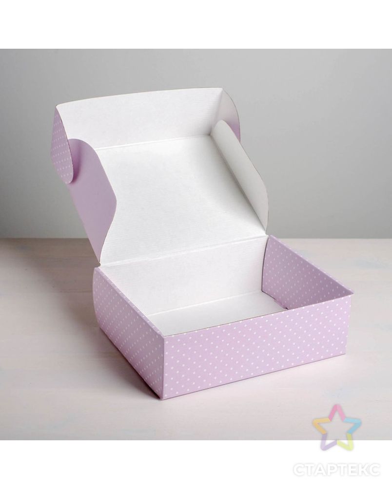 Складная коробка «Лаванда», 27 × 21 × 9 см арт. СМЛ-81613-1-СМЛ0004824060 2