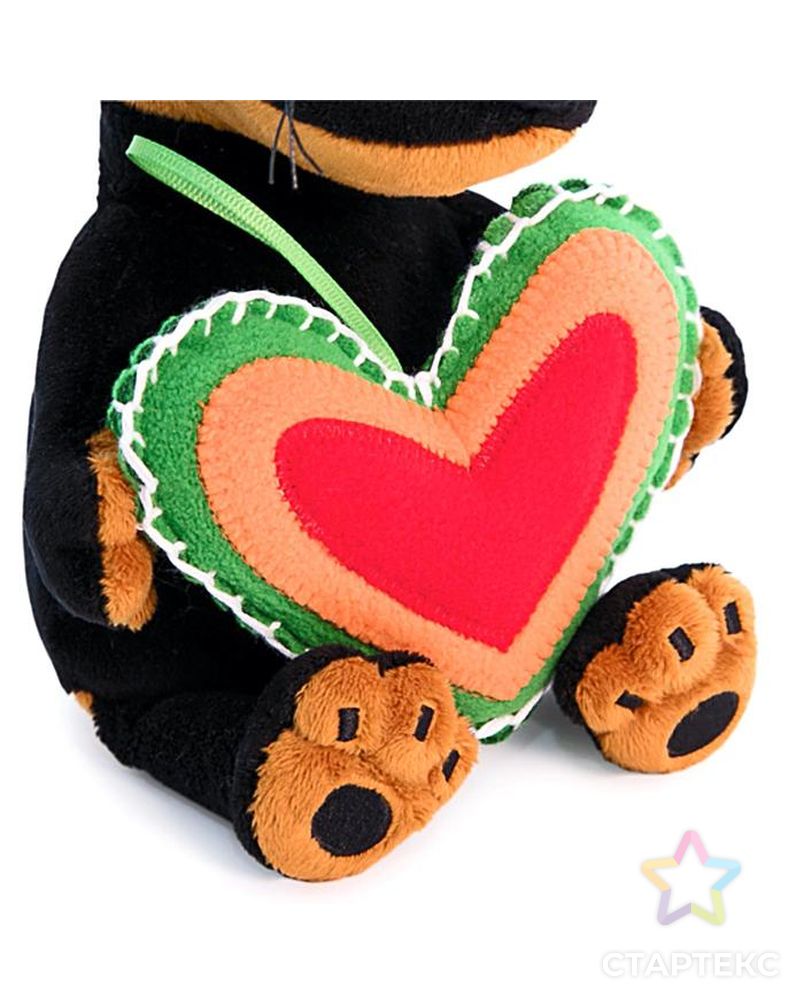 Мягкая игрушка «Ваксон BABY с сердечком из флиса», 20 см арт. СМЛ-78689-1-СМЛ0004825081 2
