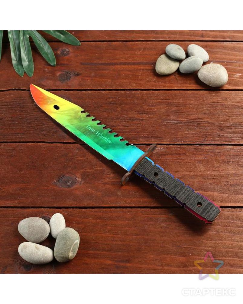Сувенир деревянный нож 2 модификация, 5 расцветов в фасовке, МИКС арт. СМЛ-81071-1-СМЛ0004833291 3