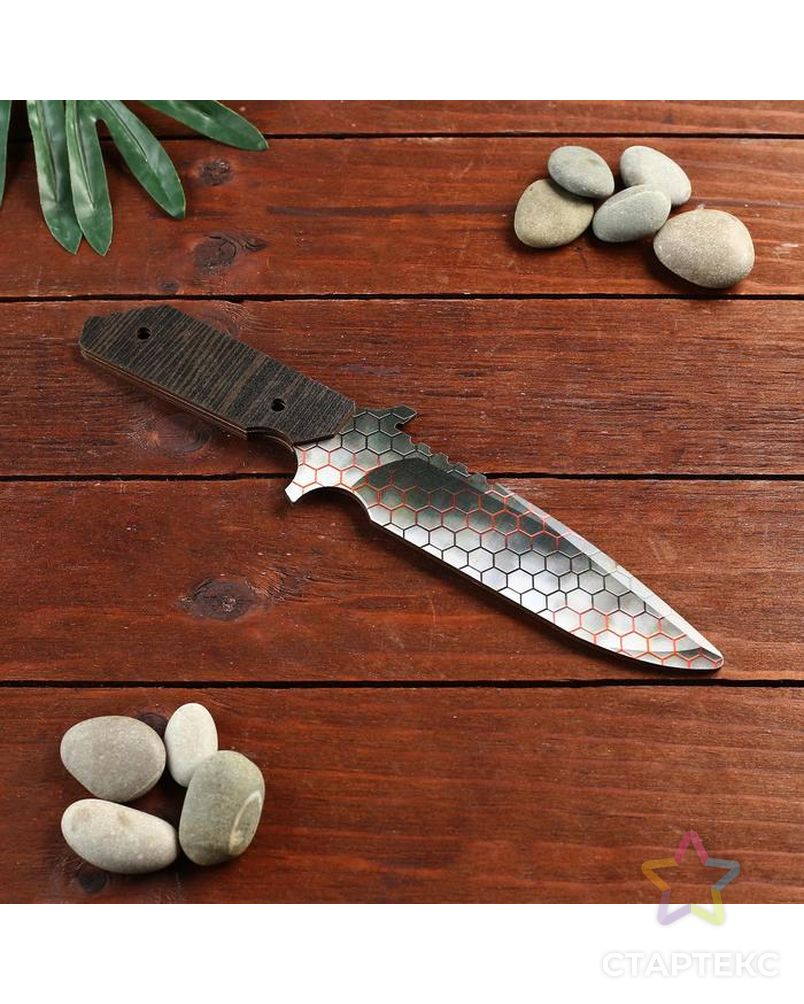 Сувенир деревянный нож 6 модификация, 5 расцветов в фасовке, МИКС арт. СМЛ-81077-1-СМЛ0004833299 2