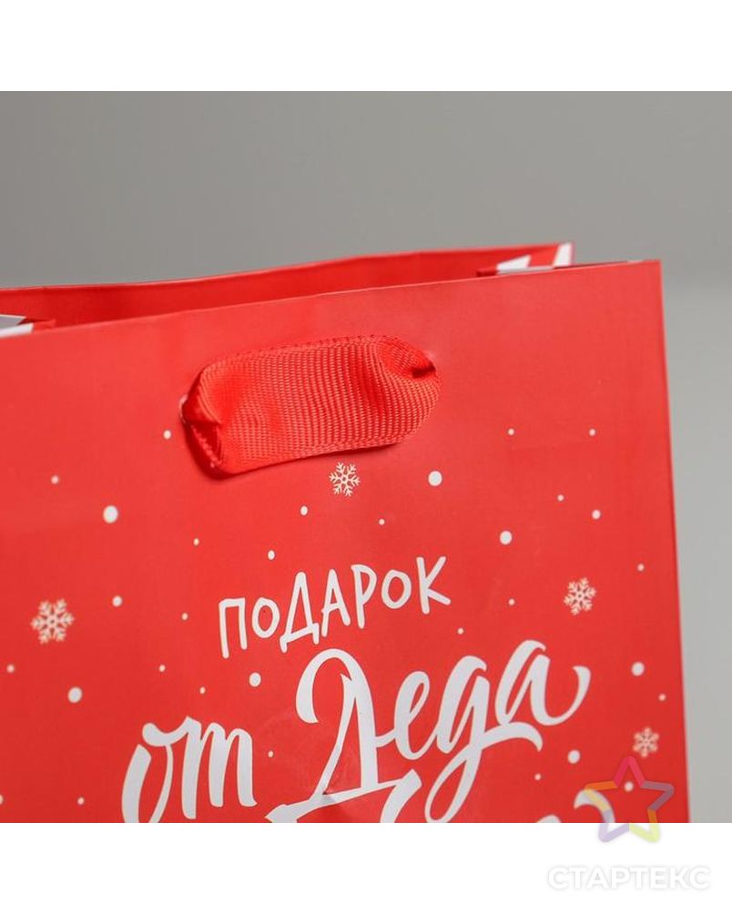 Пакет ламинированный вертикальный «Подарок от Деда Мороза», L 31 × 40 × 11,5 см арт. СМЛ-101476-5-СМЛ0004843278 3
