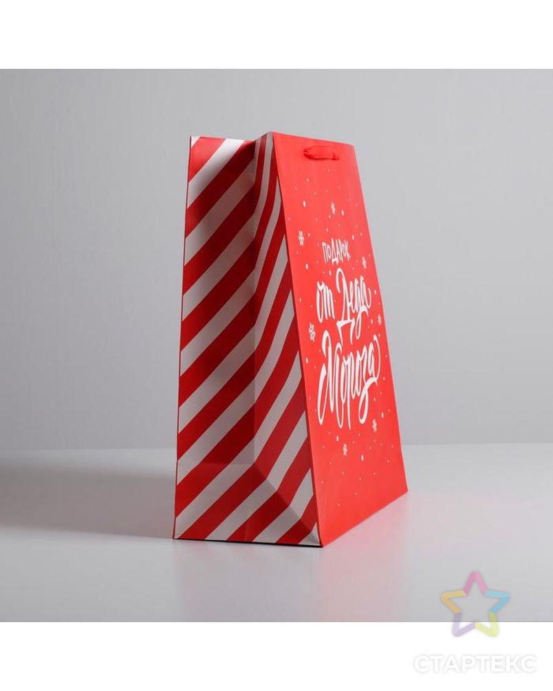 Пакет ламинированный вертикальный «Подарок от Деда Мороза», L 31 × 40 × 11,5 см арт. СМЛ-101476-6-СМЛ0004843283 2