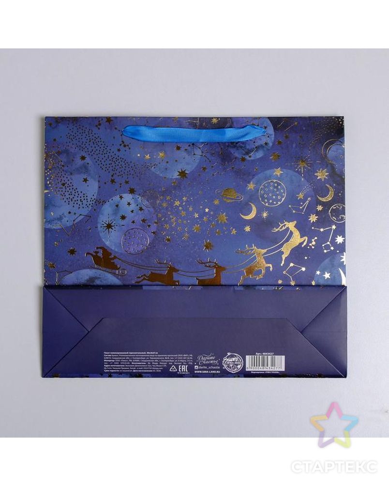 Пакет ламинированный горизонтальный «Волшебная ночь», ML 27 × 23 × 11,5 см арт. СМЛ-101504-2-СМЛ0004843427 5
