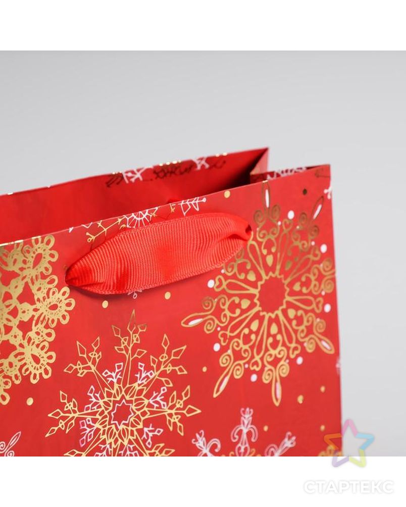 Пакет ламинированный горизонтальный «Новогоднее великолепие», XL 49 × 40 × 19 см арт. СМЛ-101507-6-СМЛ0004843446 3