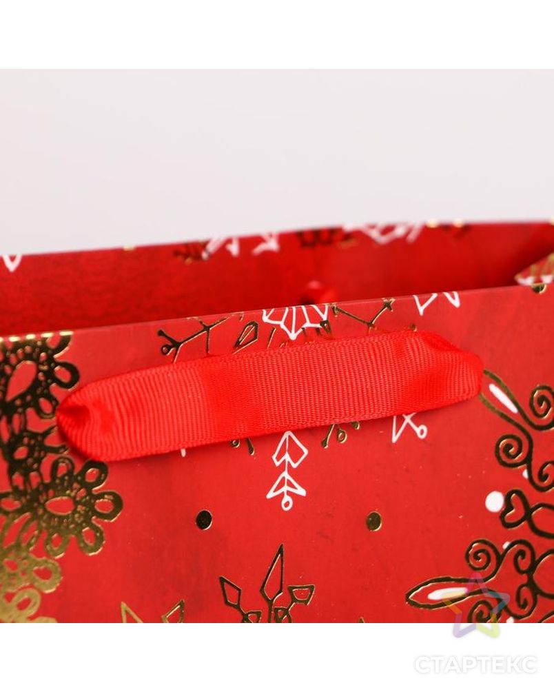 Пакет ламинированный горизонтальный «Новогоднее великолепие», XL 49 × 40 × 19 см арт. СМЛ-101507-5-СМЛ0004843447 2