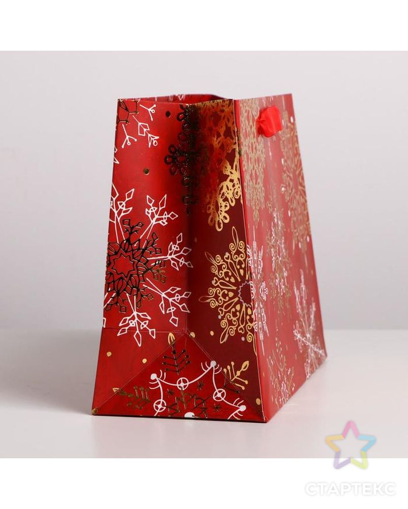 Пакет ламинированный горизонтальный «Новогоднее великолепие», XL 49 × 40 × 19 см арт. СМЛ-101507-5-СМЛ0004843447 3