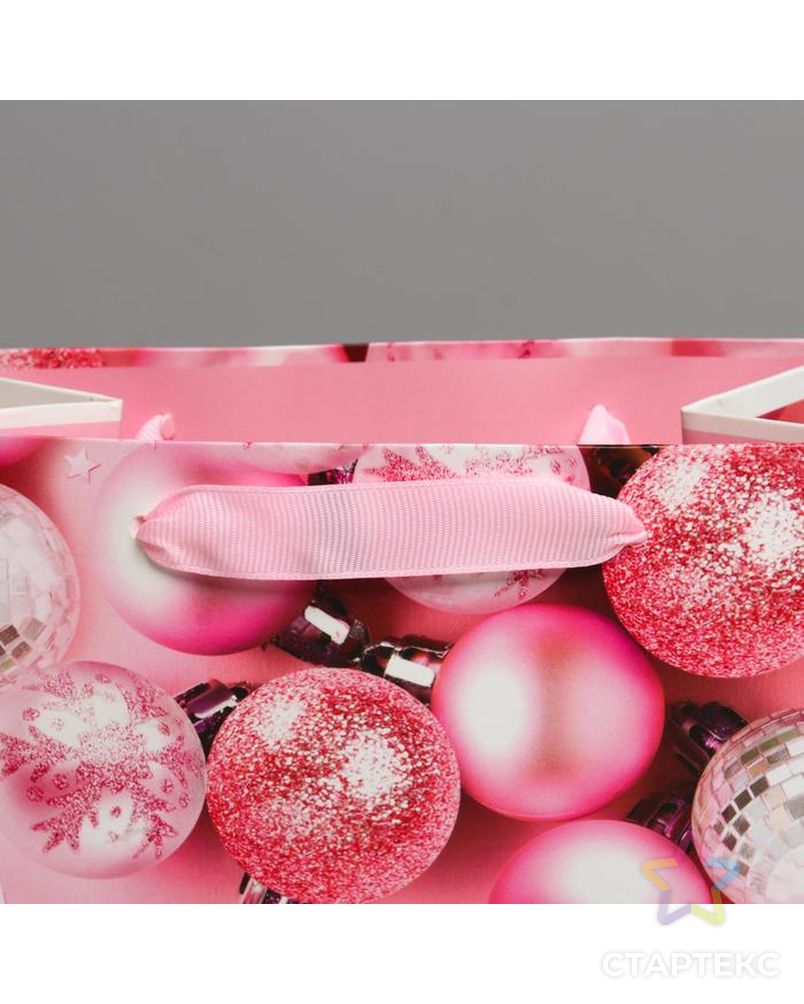 Пакет ламинированный вертикальный «Розовые шарики», MS 18 × 23 × 10 см арт. СМЛ-101509-1-СМЛ0004843456 3