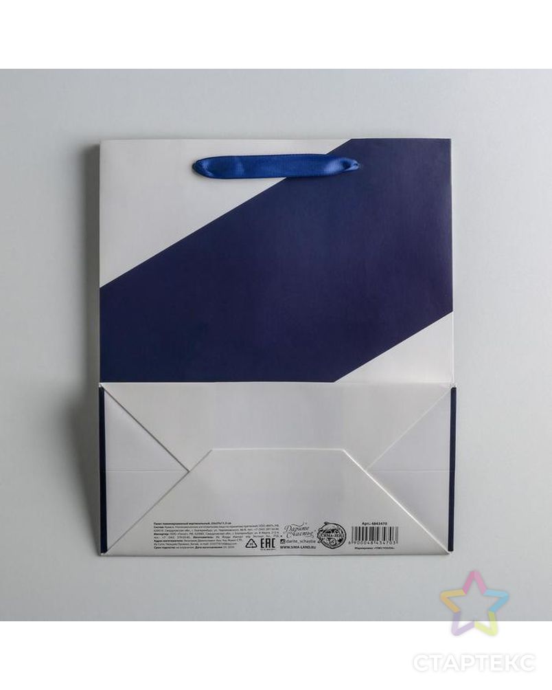 Пакет ламинированный вертикальный «Удачи в Новом году», MS 18 × 23 × 10 см арт. СМЛ-101511-2-СМЛ0004843470 4