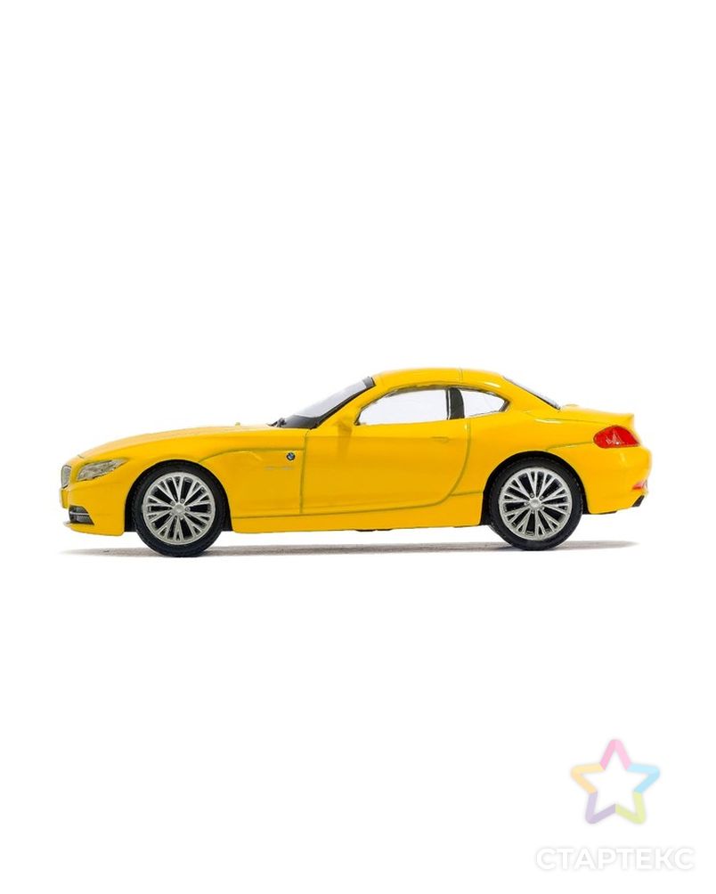 Машина металлическая BMW Z4, 1:43, цвет жёлтый арт. СМЛ-99973-1-СМЛ0004845377 2