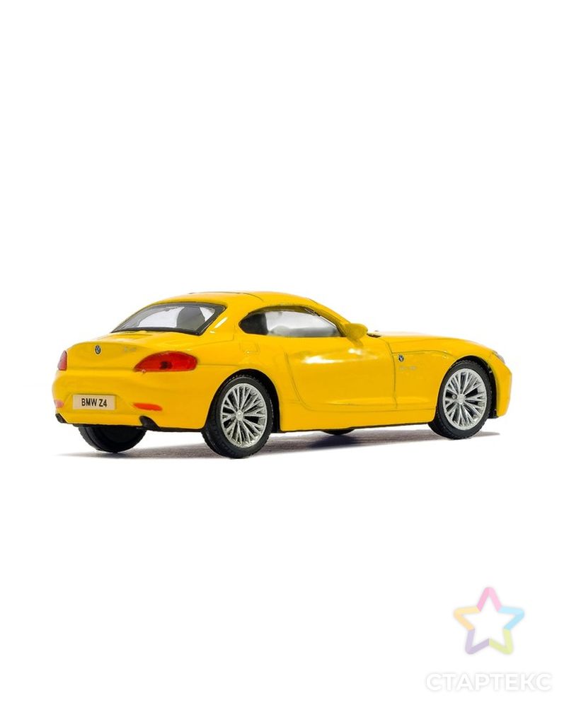 Машина металлическая BMW Z4, 1:43, цвет жёлтый арт. СМЛ-99973-1-СМЛ0004845377 3