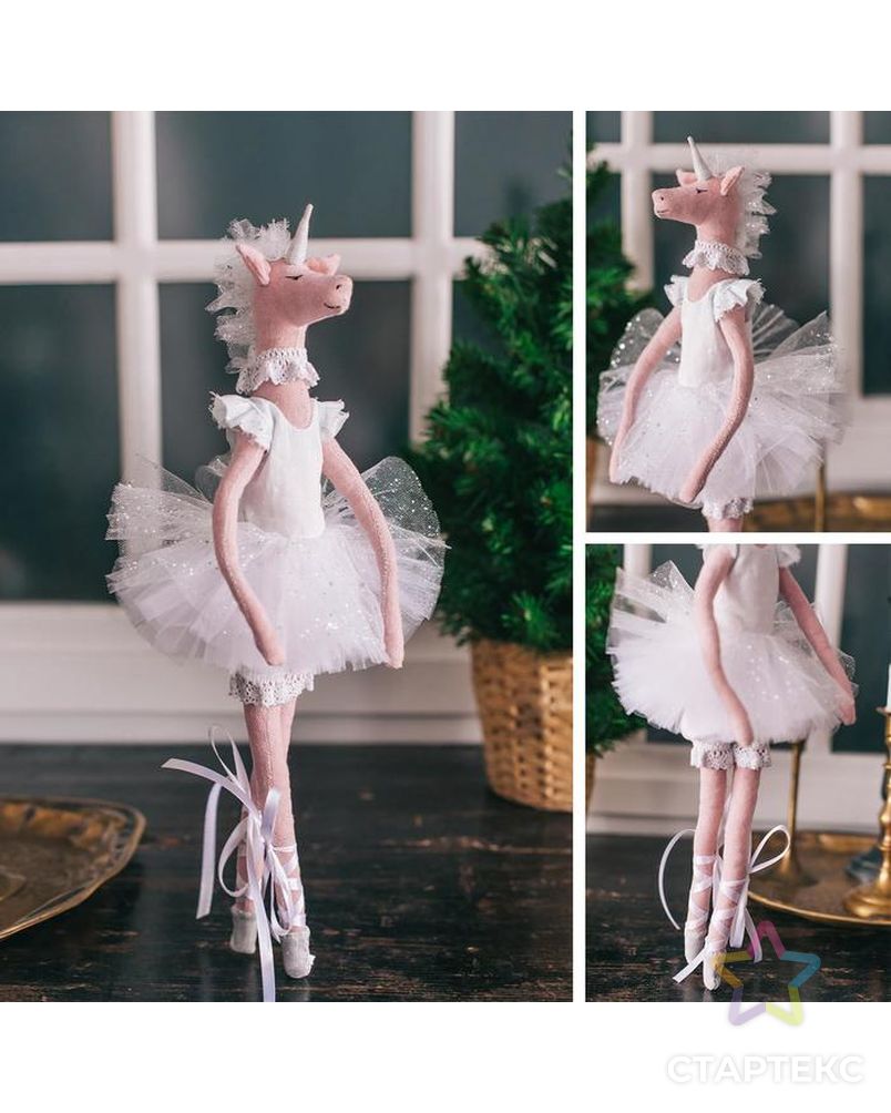 Мягкая балерина "Жизель", набор для шитья 21 × 0,5 × 29,7 см арт. СМЛ-38969-1-СМЛ0004847154