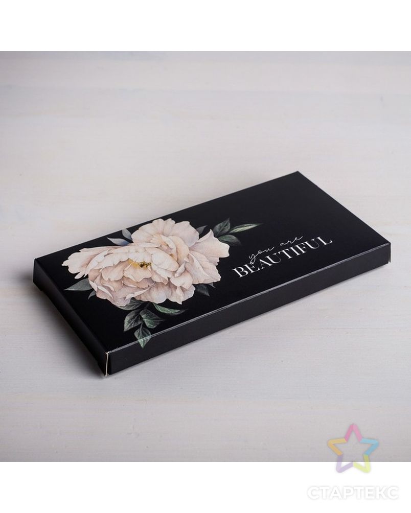 Коробка для шоколада You are Beautiful, 17,3 × 8,8 × 1,5 см арт. СМЛ-82337-1-СМЛ0004850553 1