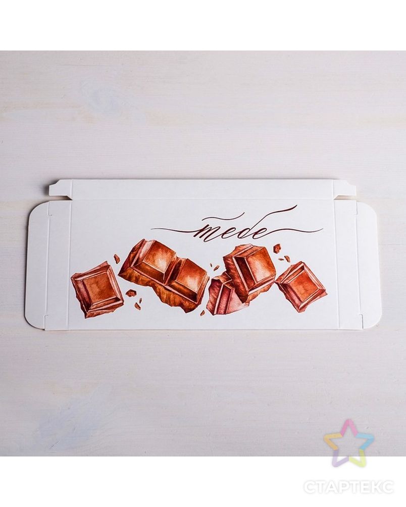 Коробка для шоколада «Тебе», 17,3 × 8,8 × 1,5 см арт. СМЛ-82339-1-СМЛ0004850555 4