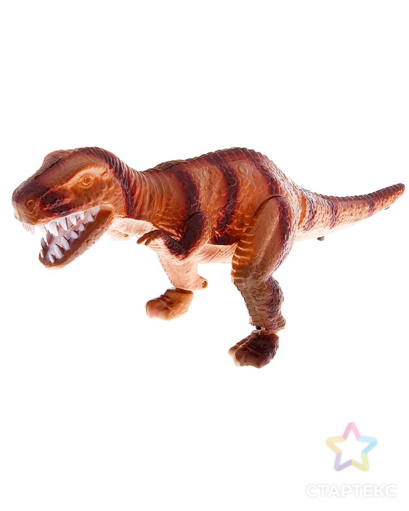 Динозавр «Рекс» работает от батареек, световые и звуковые эффекты. цвета МИКС арт. СМЛ-56410-1-СМЛ0000485177 3