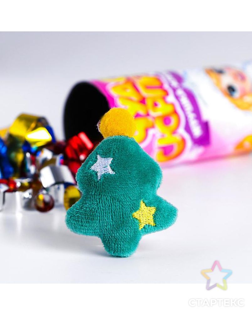 Хлопушка с игрушкой "Чудо-сюрприз", новогодняя серия арт. СМЛ-109193-1-СМЛ0004857961 2