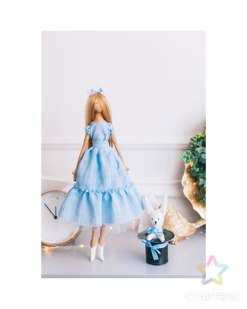 Мягкая кукла "Алисия", набор для шитья, 21х0,5х29,7 см арт. СМЛ-39911-1-СМЛ0004864348