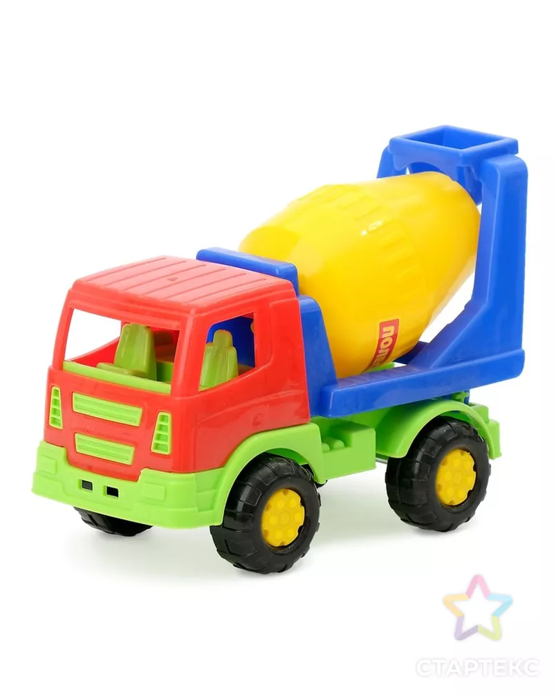 Автомобиль-бетоновоз «Тёма», цвета МИКС арт. СМЛ-56585-1-СМЛ0000486644 - рис. 1