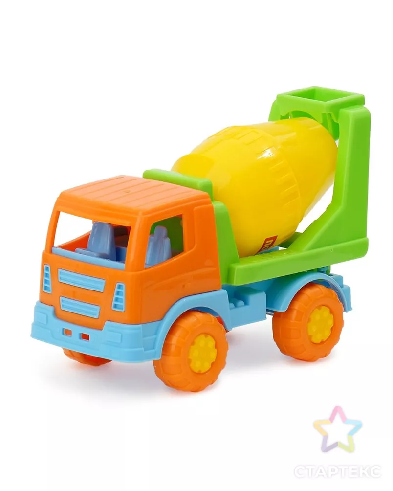 Автомобиль-бетоновоз «Тёма», цвета МИКС арт. СМЛ-56585-1-СМЛ0000486644 - рис. 4