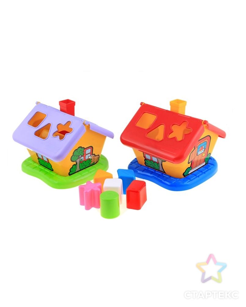 Развивающая игрушка «Садовый домик» с сортером, цвета МИКС арт. СМЛ-56614-1-СМЛ0000486713 1