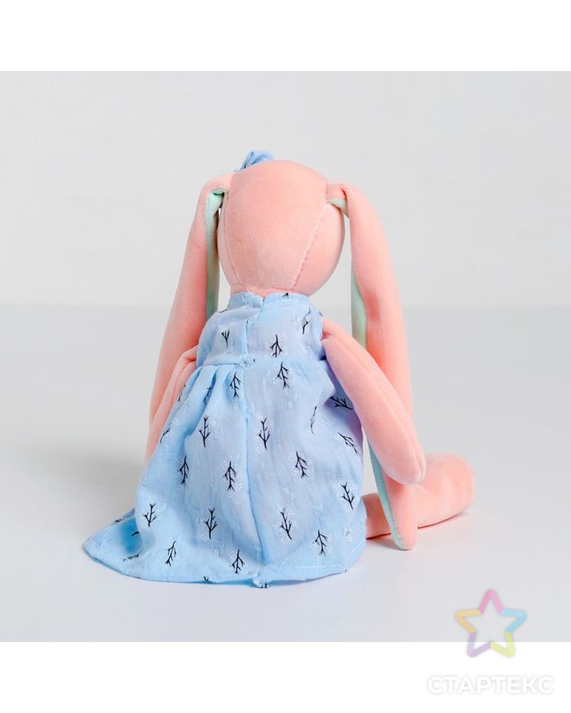 Мягкая игрушка «Зайка в платье», 36 см, цвета МИКС арт. СМЛ-81411-1-СМЛ0004878554