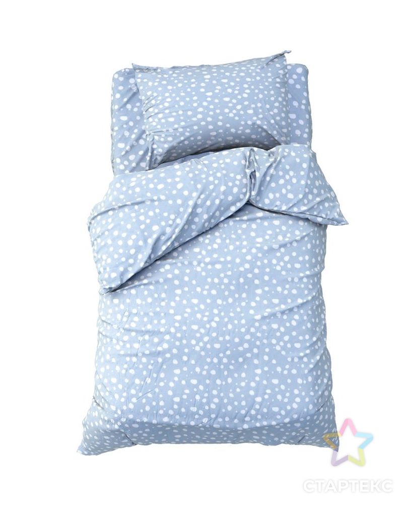 Постельное белье "Этель" 1,5 сп Soft blue 143х215 см, 150х214 см, 50х70 см -1 шт, 100% хл, бязь арт. СМЛ-177513-1-СМЛ0004912601