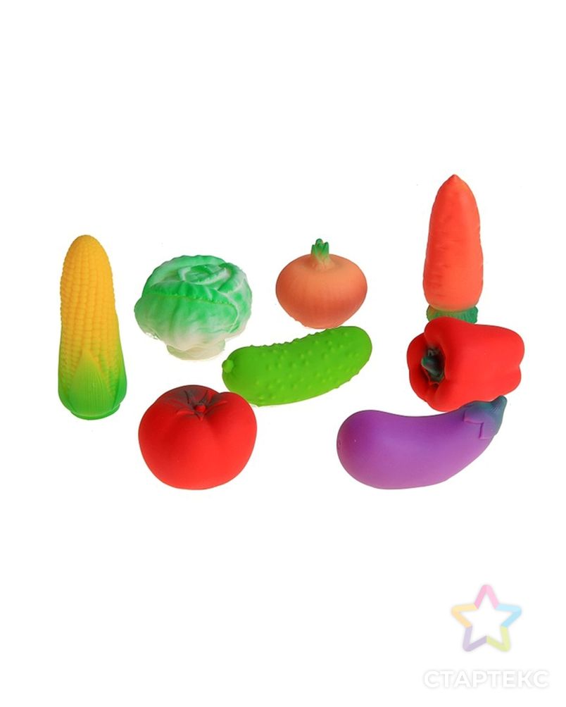Набор резиновых игрушек «Овощи» арт. СМЛ-57576-1-СМЛ0000493367 1