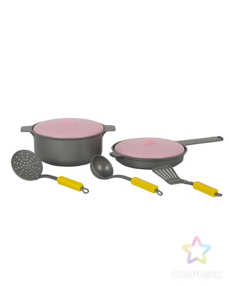 Игровой кухонный набор «Детский», 5 предметов арт. СМЛ-81945-1-СМЛ0004934018 1