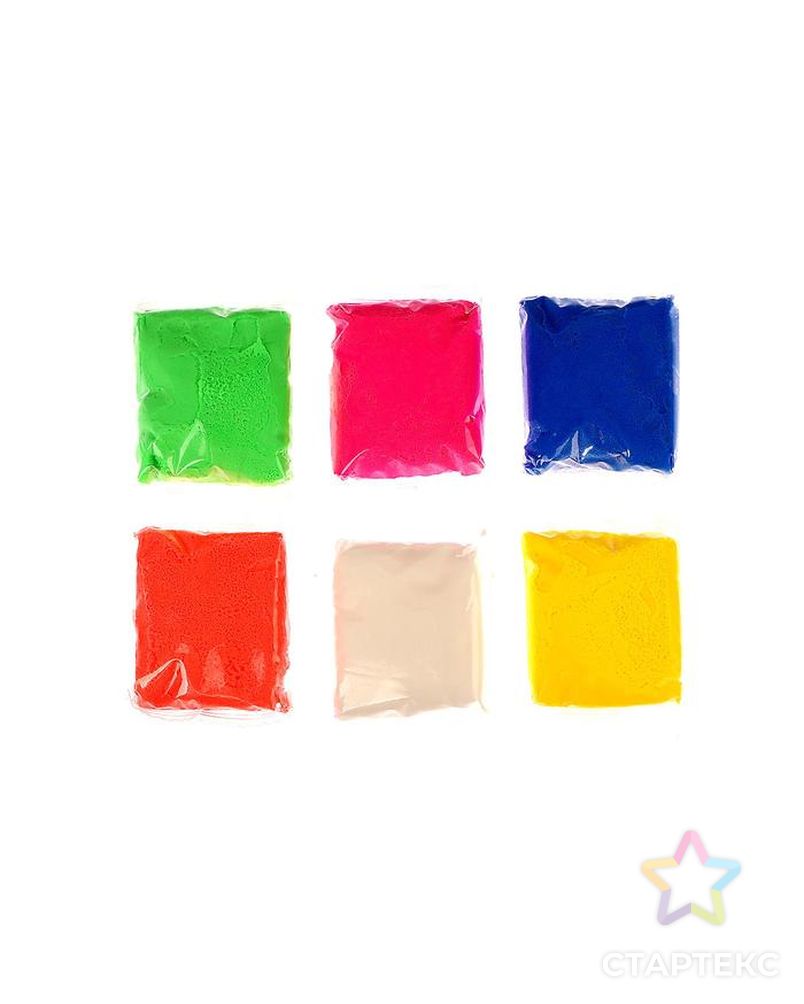 Набор легкого прыгающего пластилина 6 цветов МИКС арт. СМЛ-206983-1-СМЛ0004938155 2