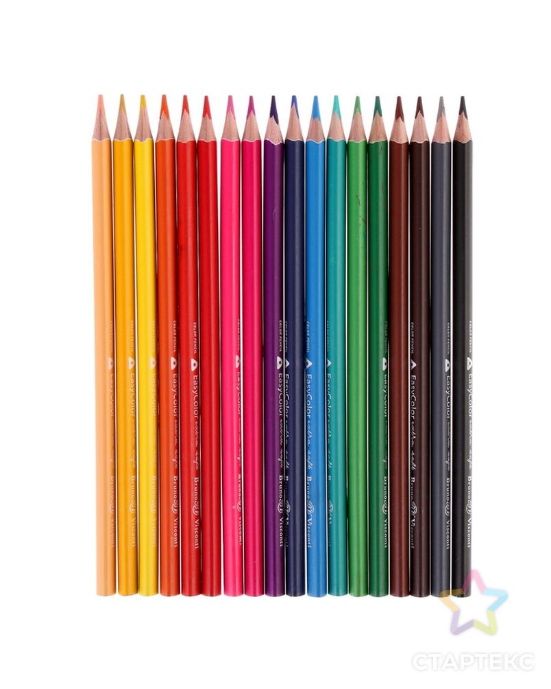 Карандаши 18 цветов Easycolor арт. СМЛ-177103-1-СМЛ0004939362 2